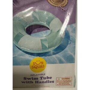 Sun Squad Inflatable Swim Tube With Handles ,‎ Pool Float